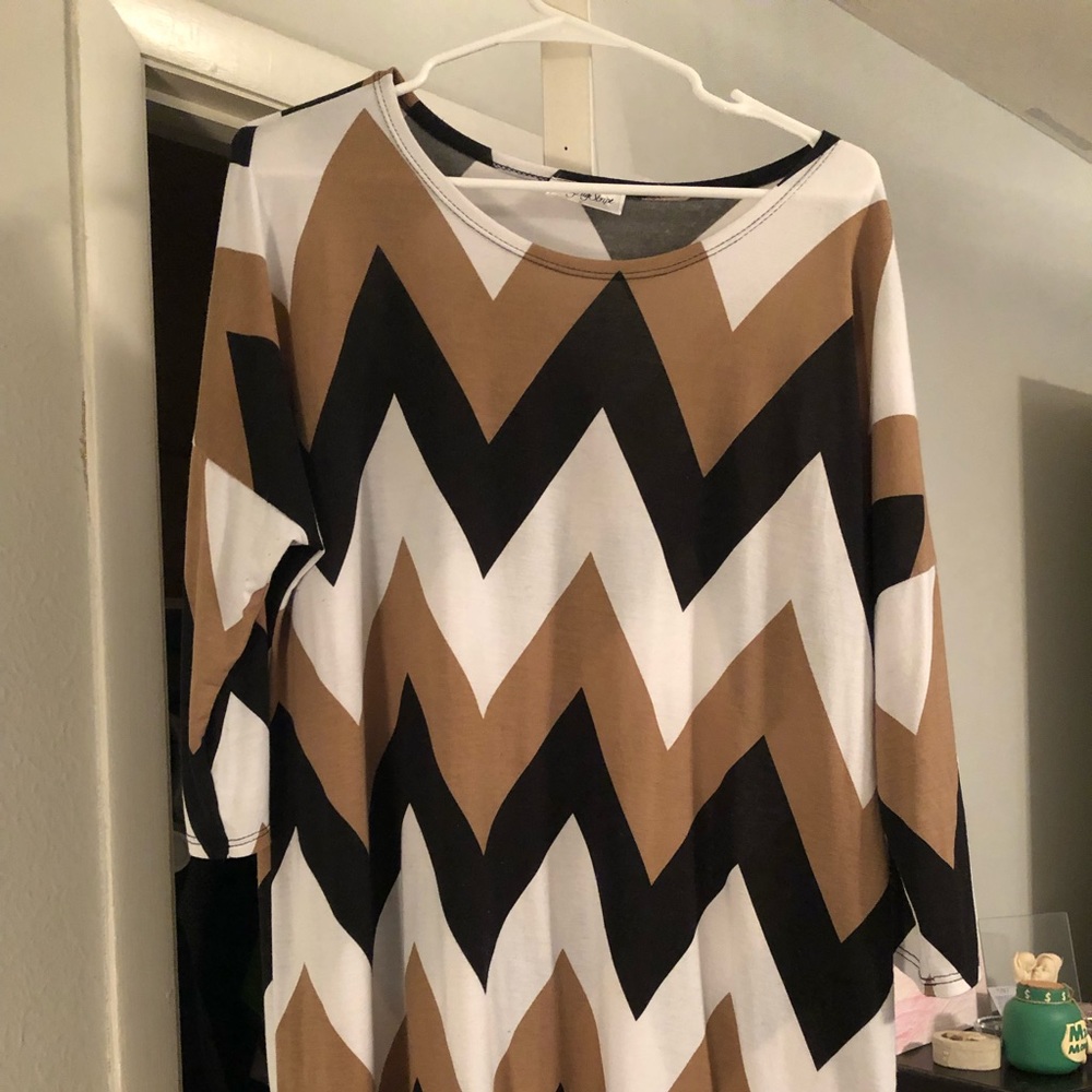 Zig zag stripe Tunic